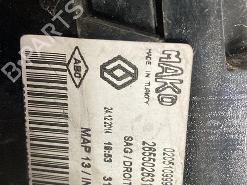 Used Right taillight RENAULT CLIO IV (BH_) 1.5 dCi 75 (75 hp) 20344221