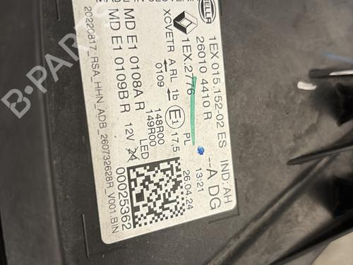 Højre forlygte RENAULT ESPACE VI (RHN) E-TECH 200 Hybrid | BP27606083C29 