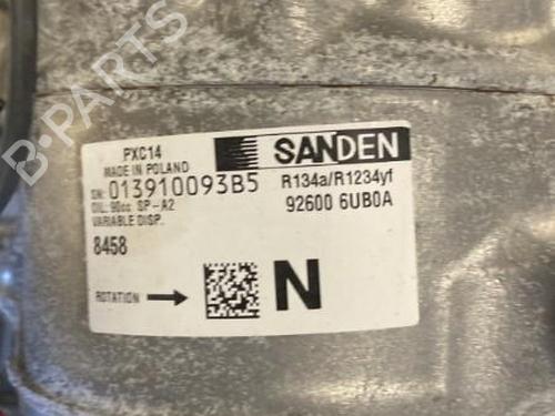 Used AC compressor AC compressor RENAULT CLIO V (B7_) 1.0 SCe 65 (B7MG) (67 hp) 20344798 20344798