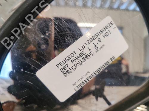 Left mirror PEUGEOT 207 (WA_, WC_) 1.6 HDi | BP28086370C26 