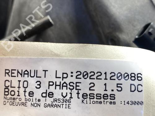Used Gearbox RENAULT CLIO III (BR0/1, CR0/1) 1.5 dCi (75 hp) 22095296