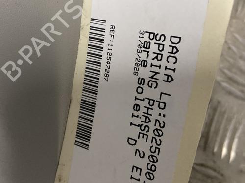 Højre solskærm DACIA SPRING | BP30052081I2 - Image 4