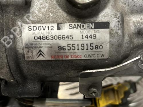AC compressor PEUGEOT 206 Hatchback (2A/C) 1.4 HDi eco 70 | BP20345576M34 