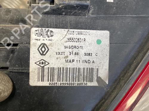 Right taillight RENAULT CLIO IV (BH_) 1.5 dCi 90 | BP20345066C35