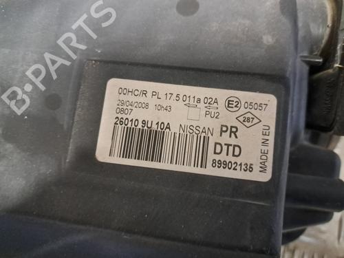 Right headlight NISSAN NOTE (E11, NE11) 1.5 dCi | BP29316512C29 