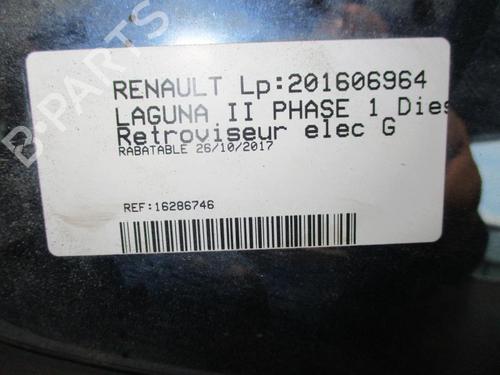 Left mirror RENAULT LAGUNA II (BG0/1_) 1.9 dCi (BG08, BG0G) | BP20349055C26 