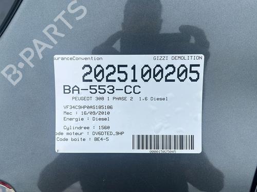 Used Parts PEUGEOT 308 I (4A_, 4C_)  1.6 HDi  4391489
