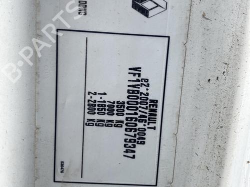 Used Parts RENAULT MASTER III Platform/Chassis (EV, HV, UV) 2.3 dCi 130 RWD (HV01, HV10, HV11, HV12, UV01, UV10,... 4837551