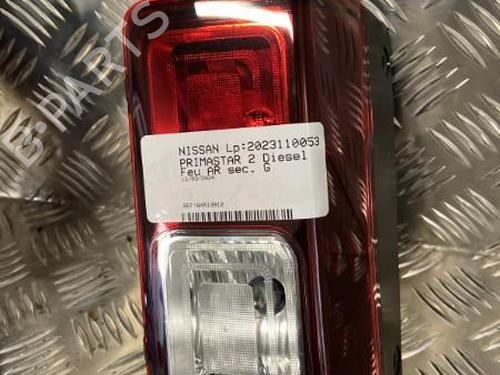 Used Left tailgate light NISSAN PRIMASTAR Van (X83) 2.5 dCi 140 (135 hp) 22917196