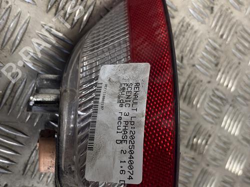 Feu de recul RENAULT SCÉNIC III (JZ0/1_) 1.6 dCi (JZ00, JZ12) (130 hp) 31280478