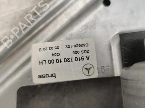 Used Front left window mechanism Front left window mechanism MERCEDES-BENZ SPRINTER 3,5-t Van (B907, B910) 314 CDI RWD (907.631, 907.633, 907.635, 907.637) (143 hp) 20345758 20345758