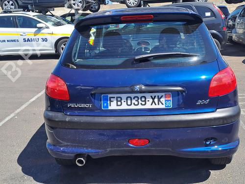 Bak støtfanger PEUGEOT 206 Hatchback (2A/C) 1.4 i | BP29287594C8 