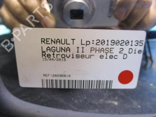 Used Right mirror RENAULT LAGUNA II (BG0/1_) 1.9 dCi (BG08, BG0G) (120 hp) 20345988
