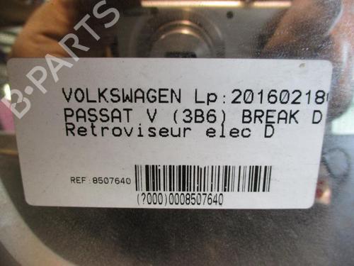 Right mirror VW PASSAT B5.5 (3B3) 1.9 TDI | BP20344600C27 