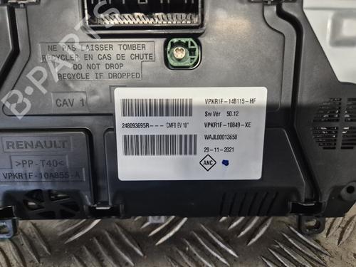 Used Instrument cluster Instrument cluster RENAULT ZOE (BFM_) [2012-2026] 34249396 34249396