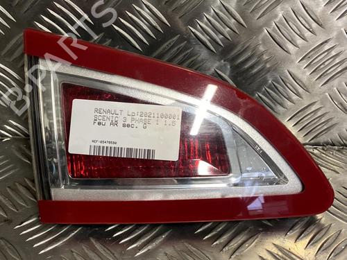 Used Left tailgate light RENAULT SCÉNIC III (JZ0/1_) 1.5 dCi (106 hp) 20348462