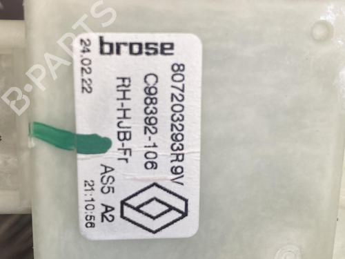 Used Front right window mechanism Front right window mechanism RENAULT CAPTUR II (HF_) TCe 160 (HFN1) (158 hp) 20344114 20344114