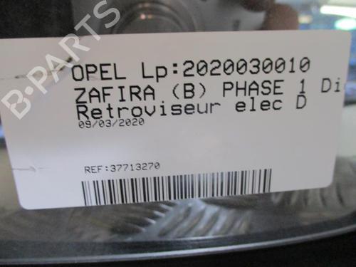 Right mirror OPEL ZAFIRA / ZAFIRA FAMILY B (A05) 1.9 CDTI (M75) | BP20344477C27 