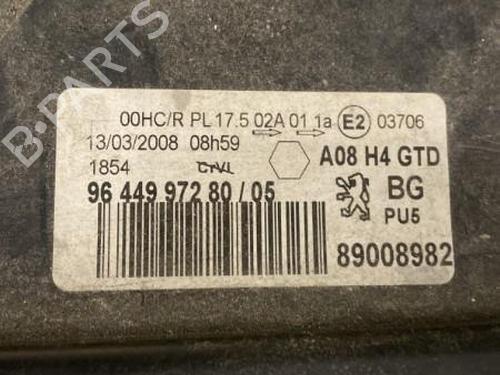 Used Left headlight Left headlight PEUGEOT 1007 (KM_) 1.4 (75 hp) 20344793 20344793