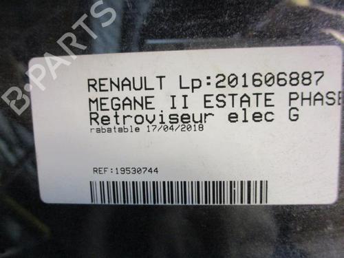 Used Left mirror RENAULT MEGANE II Estate (KM0/1_) 1.9 dCi (131 hp) 20349045