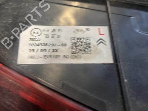 Used Left tailgate light Left tailgate light CITROËN C5 X (ND_, NC_) Hybrid 225 (NDDGYP) (224 hp) 24645504 24645504