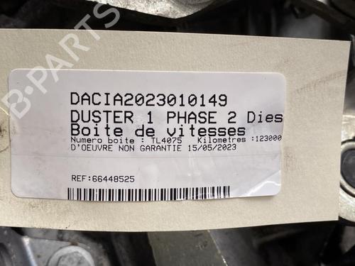 Gearbox DACIA DUSTER (HS_) 1.5 dCi | BP27483521M3