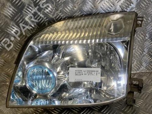 Used Left headlight NISSAN X-TRAIL I (T30) 2.2 dCi 4x4 (136 hp) 22096327