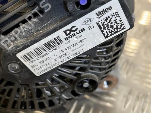 Used Alternator Alternator RENAULT MEGANE IV Saloon 1.5 dCi 110 (110 hp) 22917390 22917390