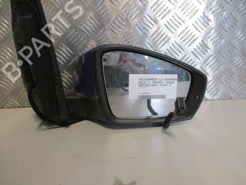 Used Right mirror VW POLO V (6R1, 6C1) 1.6 TDI (75 hp) 20347409