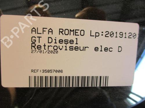 Ryggespeil høyre ALFA ROMEO GT (937_) 1.9 JTD (937CXN1B) (150 hp) 20345928