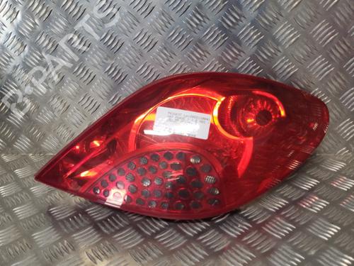 Used Right taillight PEUGEOT 207 (WA_, WC_) 1.6 HDi (109 hp) 20343252