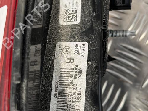 Used Right tailgate light Right tailgate light RENAULT CLIO V (B7_) 1.0 TCe 90 (B7MT) (91 hp) 25624320 25624320