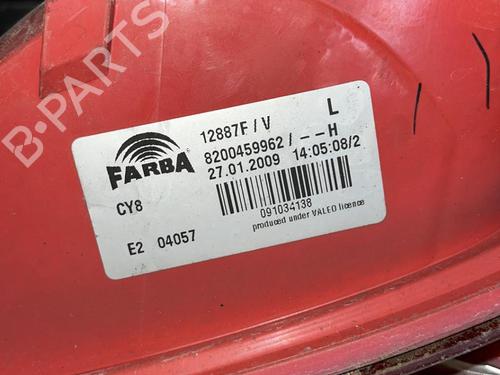 Left taillight RENAULT CLIO III (BR0/1, CR0/1) 1.5 dCi (C/BR0G, C/BR1G) | BP20344967C34 