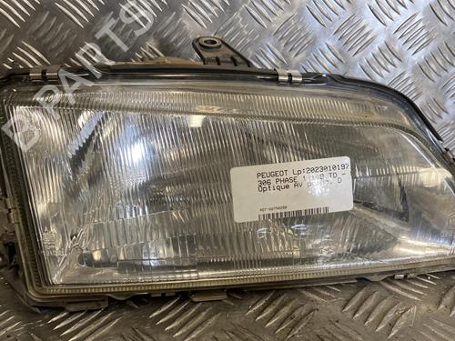Højre forlygte PEUGEOT 306 Hatchback (7A, 7C, N3, N5) 1.9 DT (90 hp) 20348364