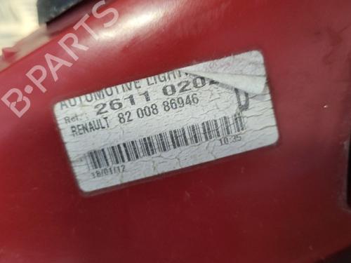 Right taillight RENAULT CLIO III (BR0/1, CR0/1) 1.5 dCi (C/BR0G, C/BR1G) | BP20347671C35 
