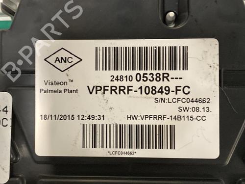 Instrument cluster RENAULT CLIO IV (BH_) 1.5 dCi 75 | BP25267618C47 