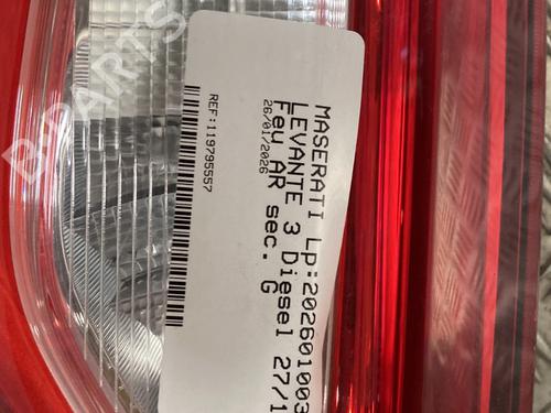 Left tailgate light MASERATI LEVANTE SUV (M161) 3.0 D Q4 | BP31880352C79 - Image 2