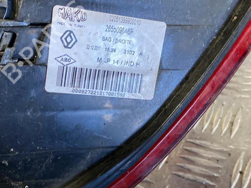 Right taillight RENAULT CLIO IV (BH_) 1.2 16V | BP20345286C35 