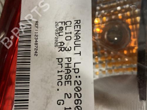 Left taillight RENAULT CLIO III Hatchback Van (SB_, SR_) | BP33566009C34 - Image 3