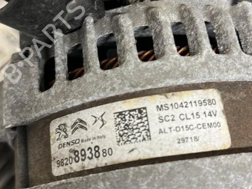 Used Alternator Alternator PEUGEOT 308 SW II (LC_, LJ_, LR_, LX_, L4_) 1.5 BlueHDi 130 (131 hp) 20344662 20344662