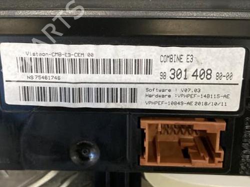 Instrument cluster CITROËN C4 CACTUS 1.2 THP 110 | BP22096275C47 