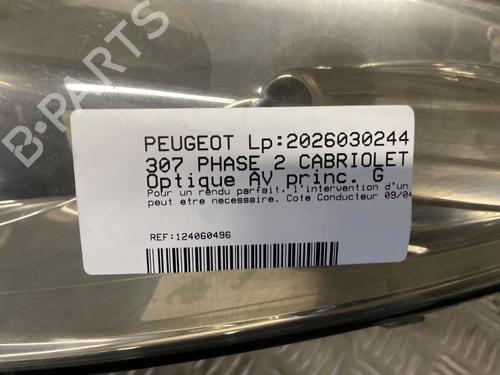 Left headlight PEUGEOT 307 CC (3B) 2.0 HDi 135 | BP33844356C28 - Image 5