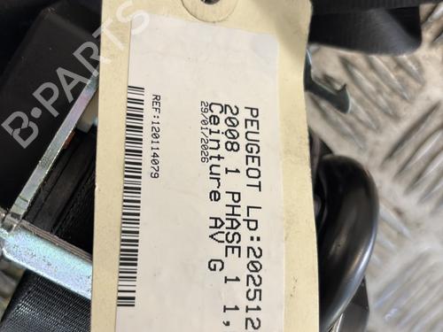 Front left seatbelt PEUGEOT 2008 I (CU_) 1.6 HDi | BP31974981I26 