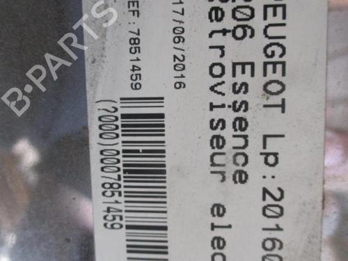 Right mirror PEUGEOT 206 Hatchback (2A/C) 1.6 16V | BP20349107C27 