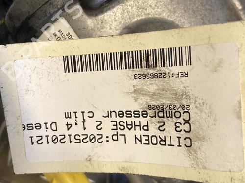 AC compressor CITROËN C3 II (SC_) 1.4 HDi 70 (SC8HZC, SC8HR0, SC8HP4) | BP33171451M34 - Image 2