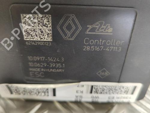 Used ABS pump ABS pump RENAULT MEGANE IV Hatchback (B9A/M/N_) 1.5 Blue dCi 115 (B9A6) (116 hp) 20344189 20344189