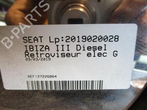Used Left mirror SEAT IBIZA III (6L1) 1.9 TDI (100 hp) 20347468
