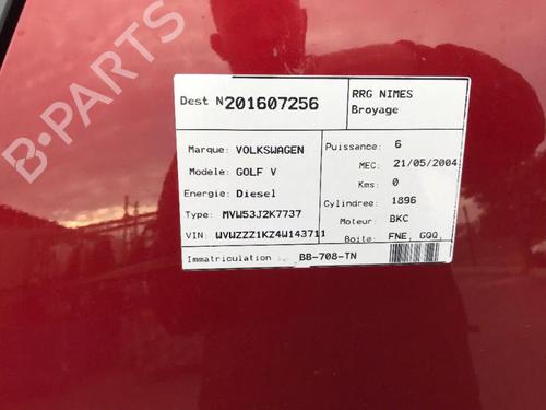 Left taillight VW GOLF V (1K1) 1.9 TDI | BP20346020C34 
