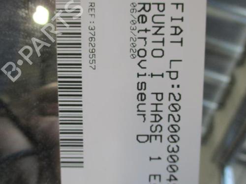 Used Right mirror Right mirror FIAT PUNTO (176_) 60 1.2 (176AP, 176AR, 176AQ, 176BB) (60 hp) 22093821 22093821