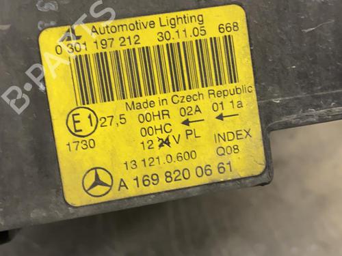 Right headlight MERCEDES-BENZ A-CLASS (W169) A 180 CDI (169.007, 169.307) | BP20345884C29 